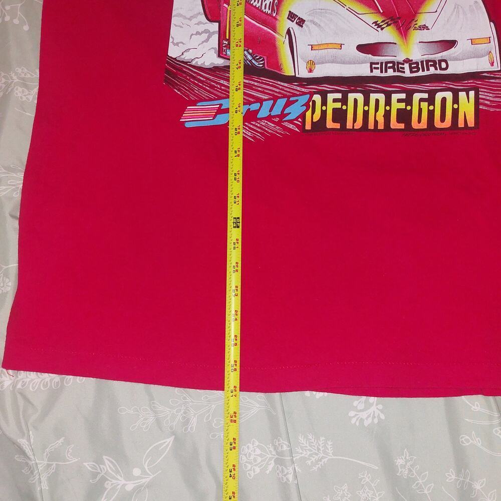 NHRA Rare Vintage Cruz Pedergon McDonald's Firebird Funny Car Size XL Kudzu Tee - Picture 11 of 16